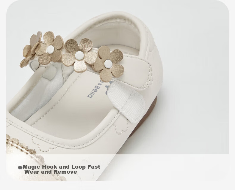 DAVE & BELLA Children's Leather Shoes Girls Spring Little Chanel Style Princess Shoes Big Kids Single Shoes Little Chanel Style 10